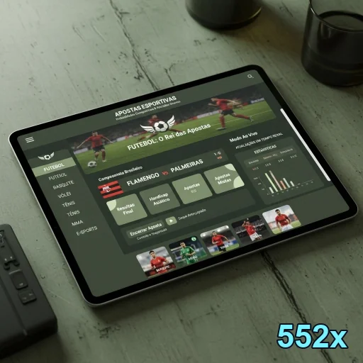 Ilustração de Explore Apostas Esportivas no 552x com Odds Altas